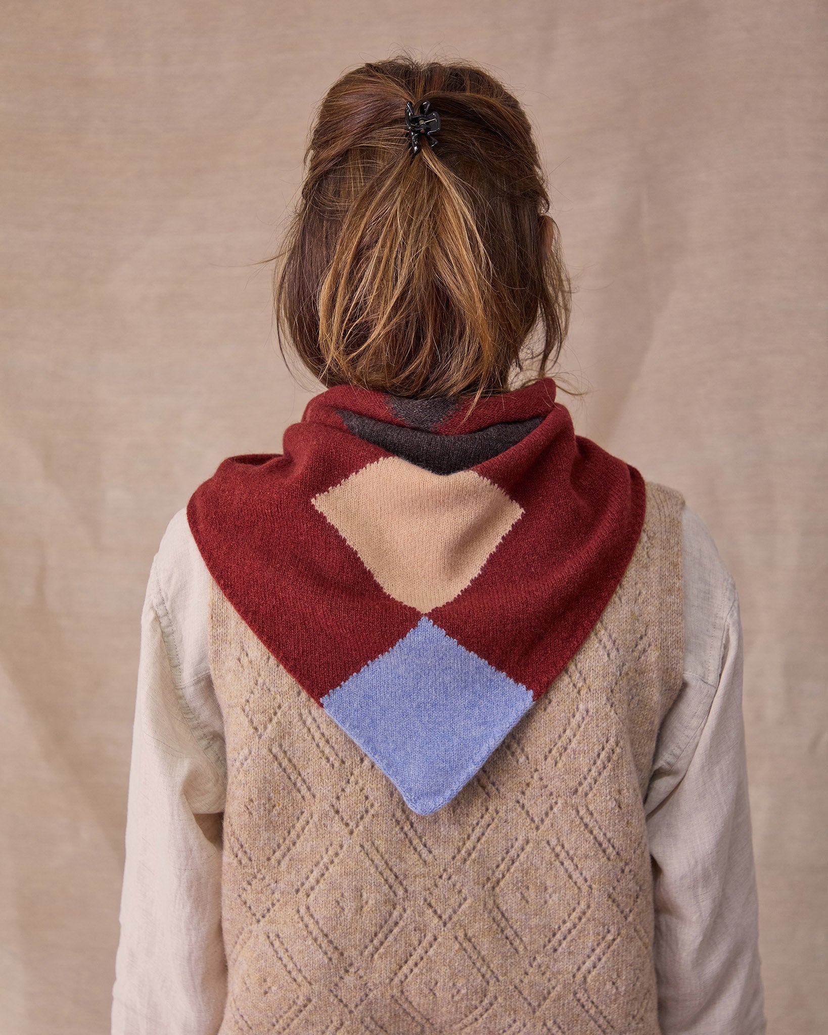 Harlequin Neckerchief | Berry