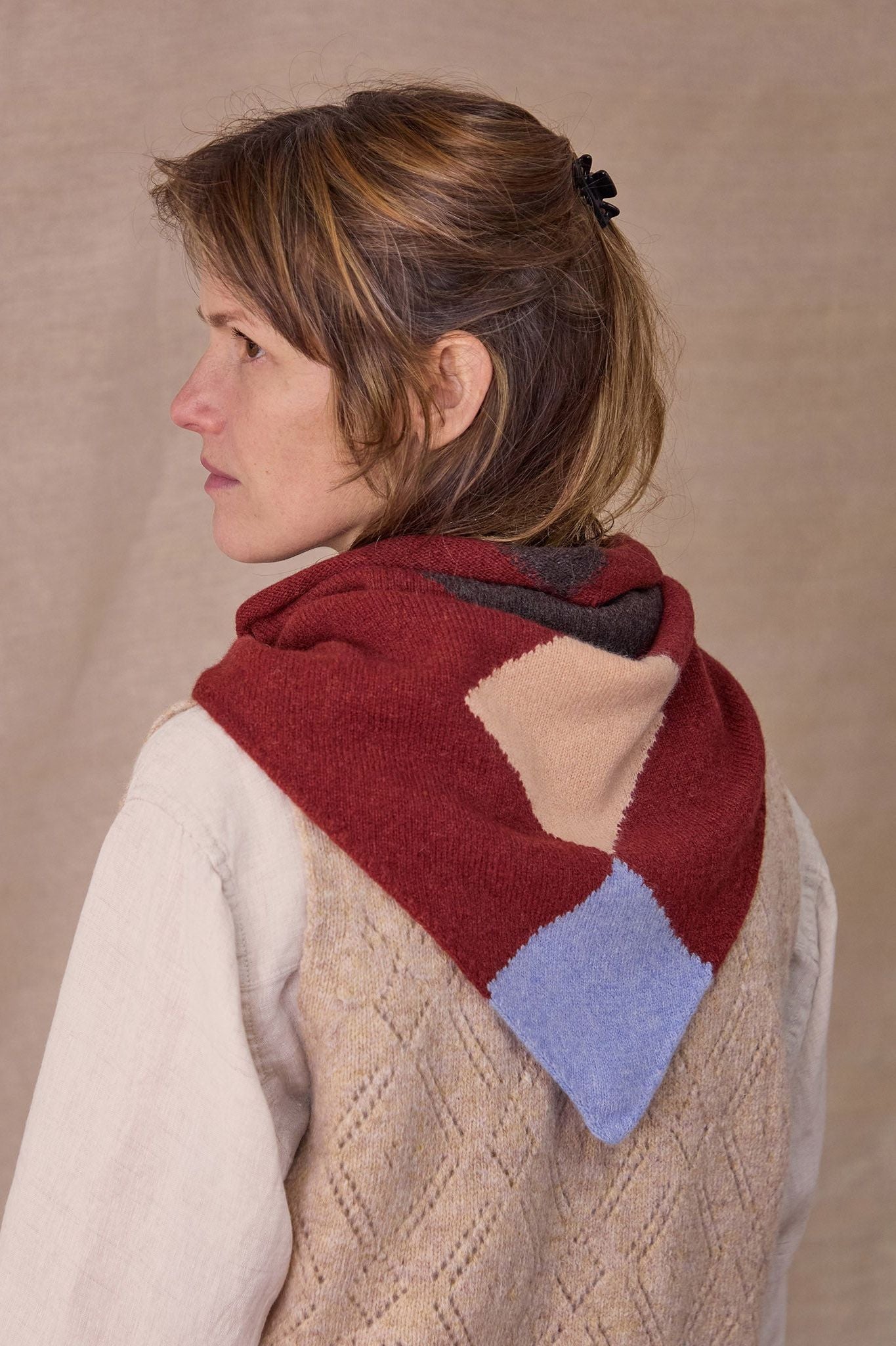 Harlequin Neckerchief | Berry