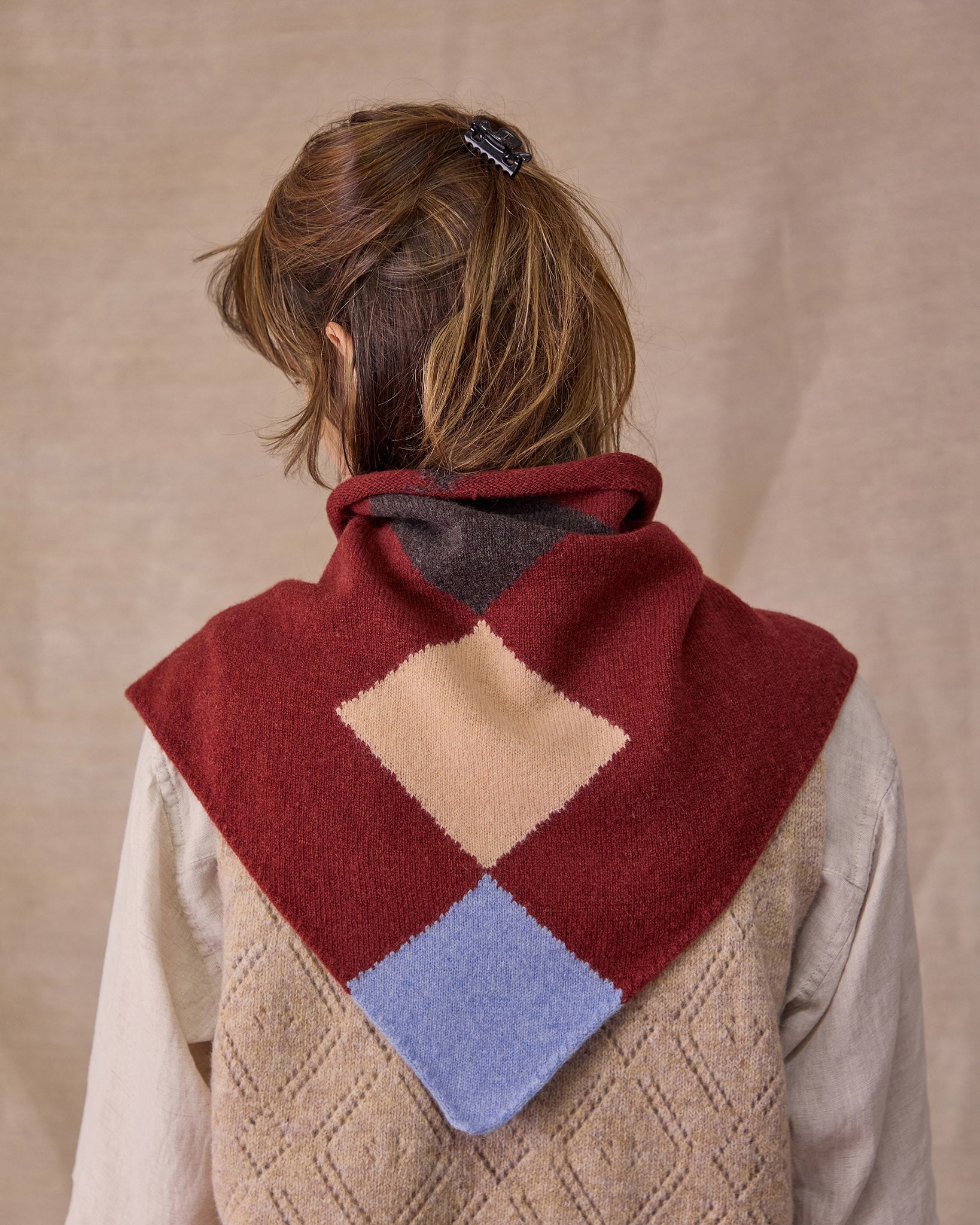 Harlequin Neckerchief | Berry