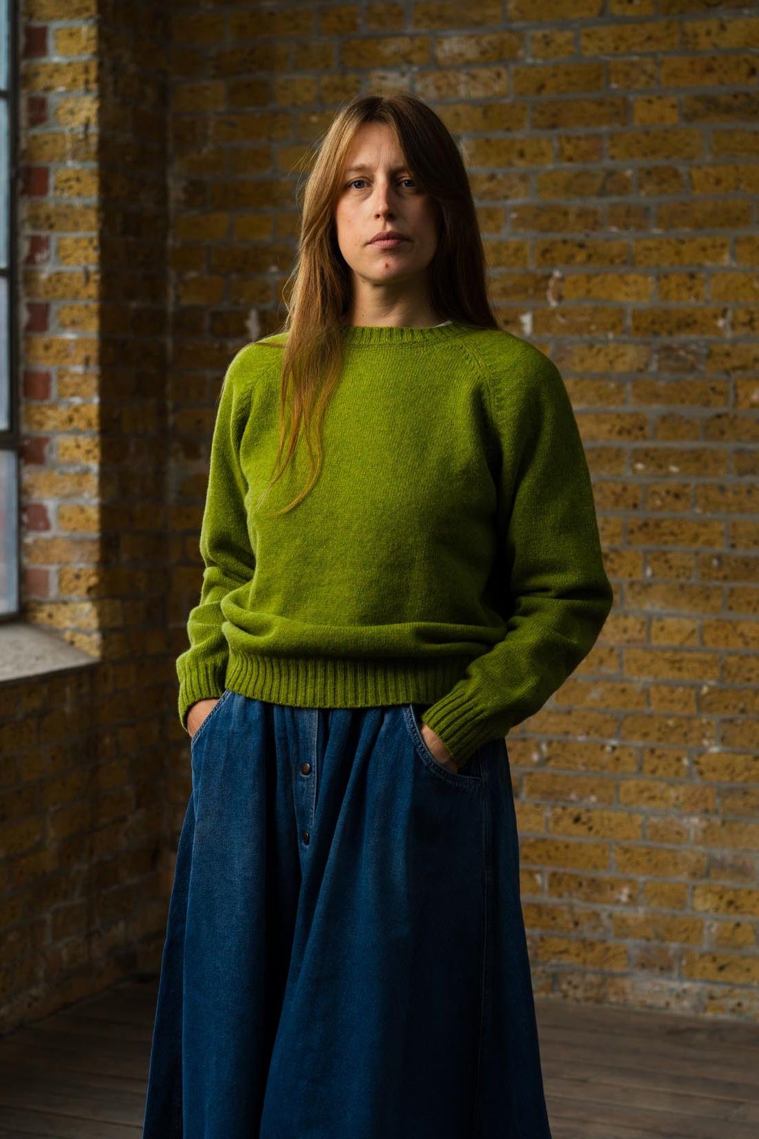 The Raglan Jumper | Chartreuse