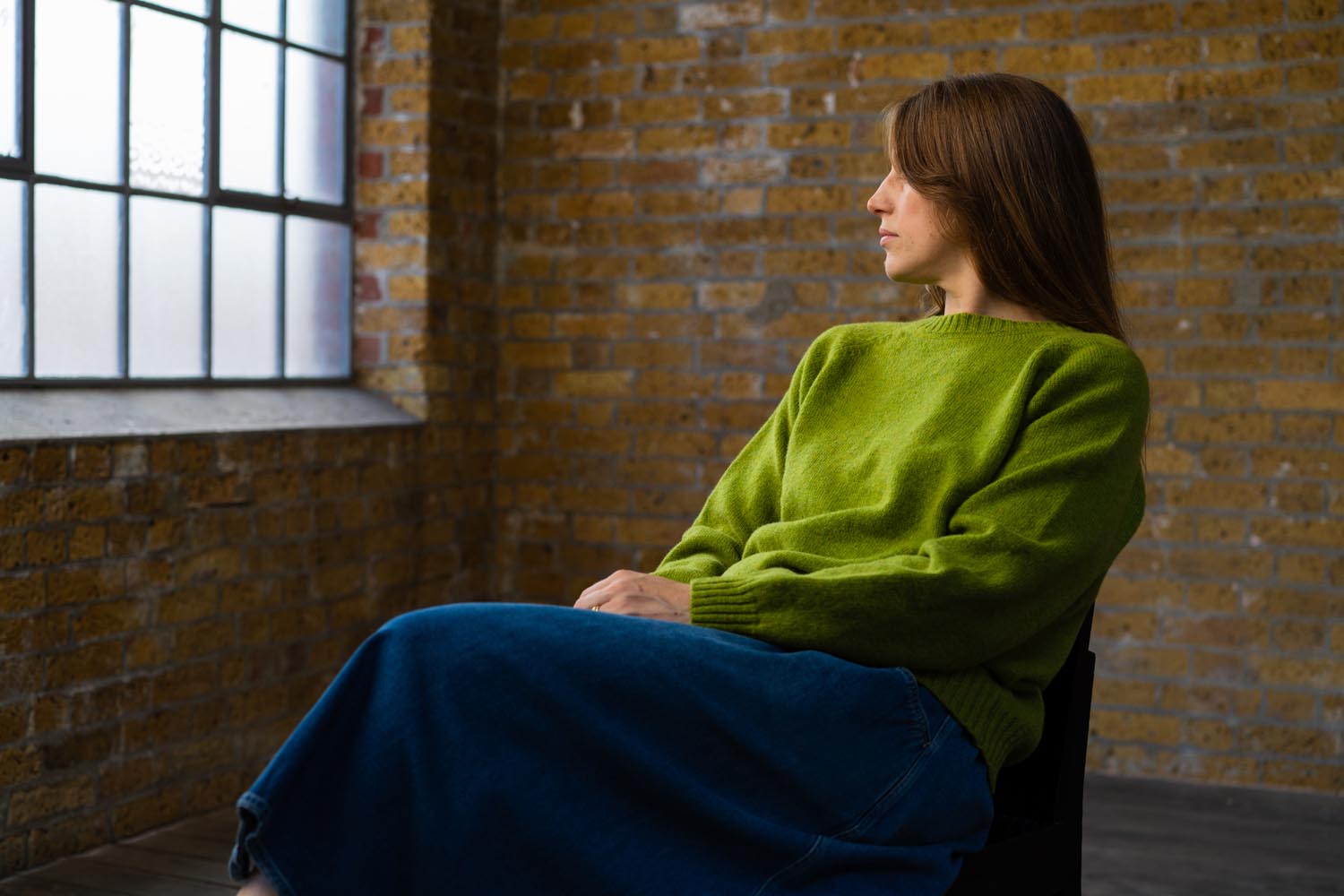 The Raglan Jumper | Chartreuse