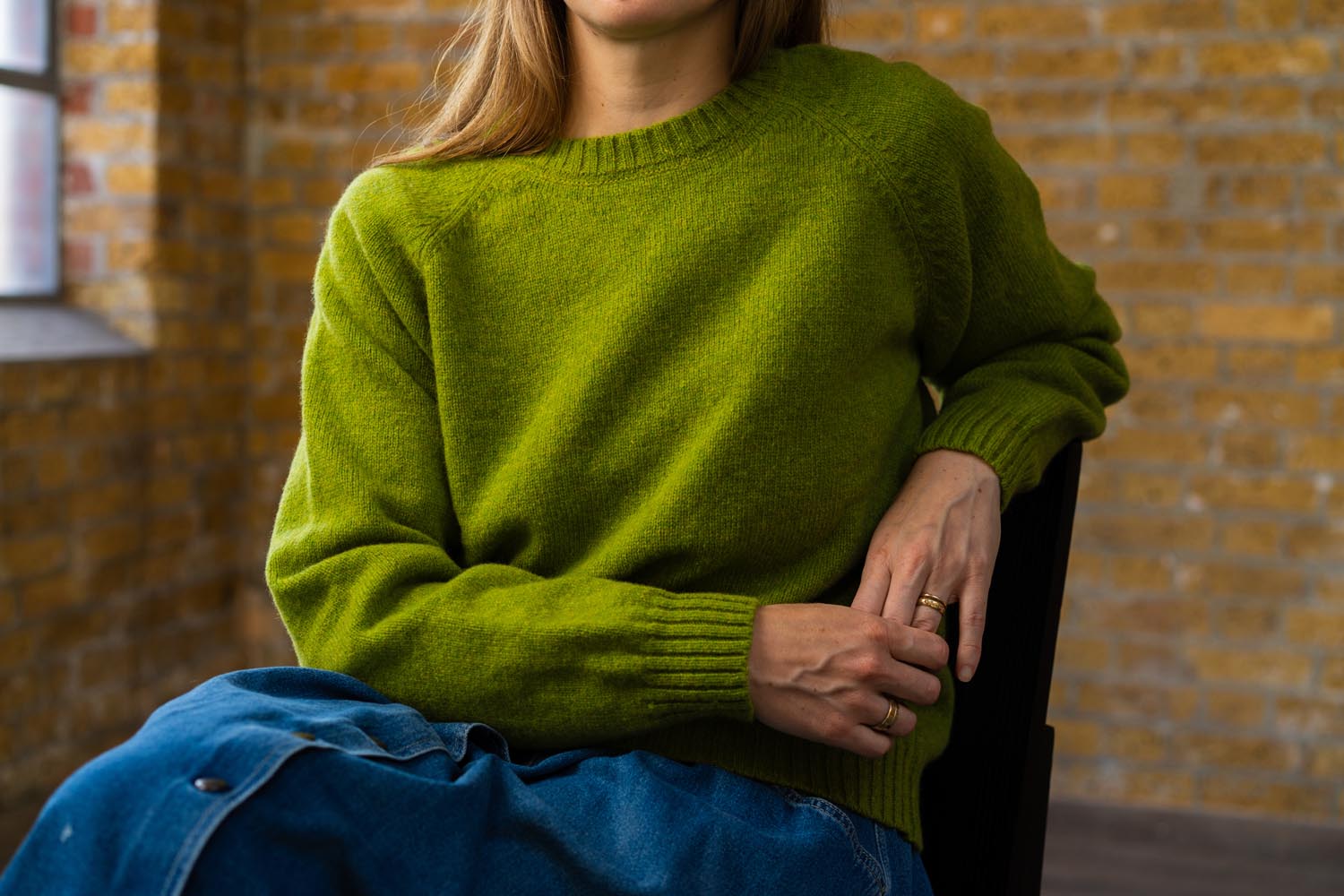 The Raglan Jumper | Chartreuse