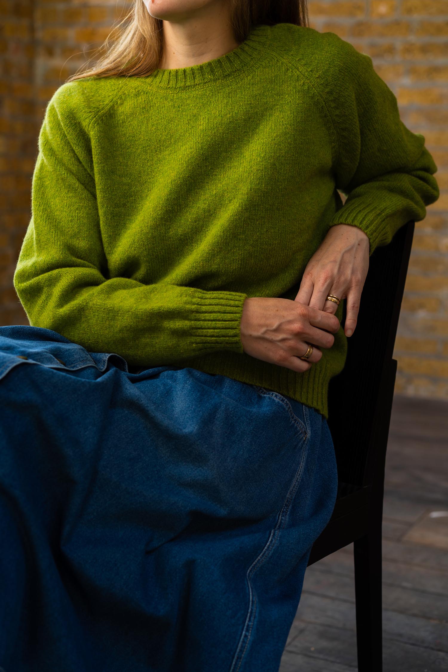 The Raglan Jumper | Chartreuse