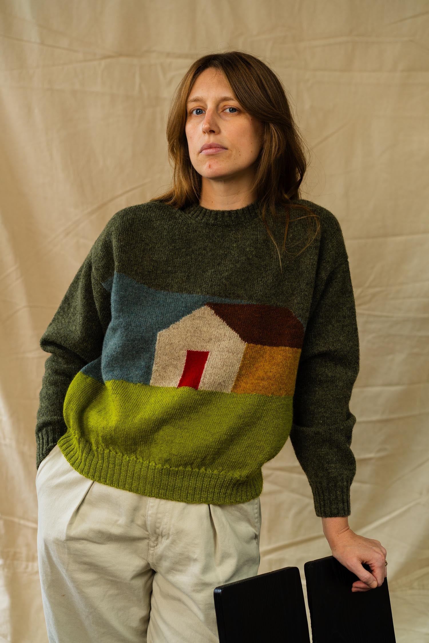 House Intarsia Jumper