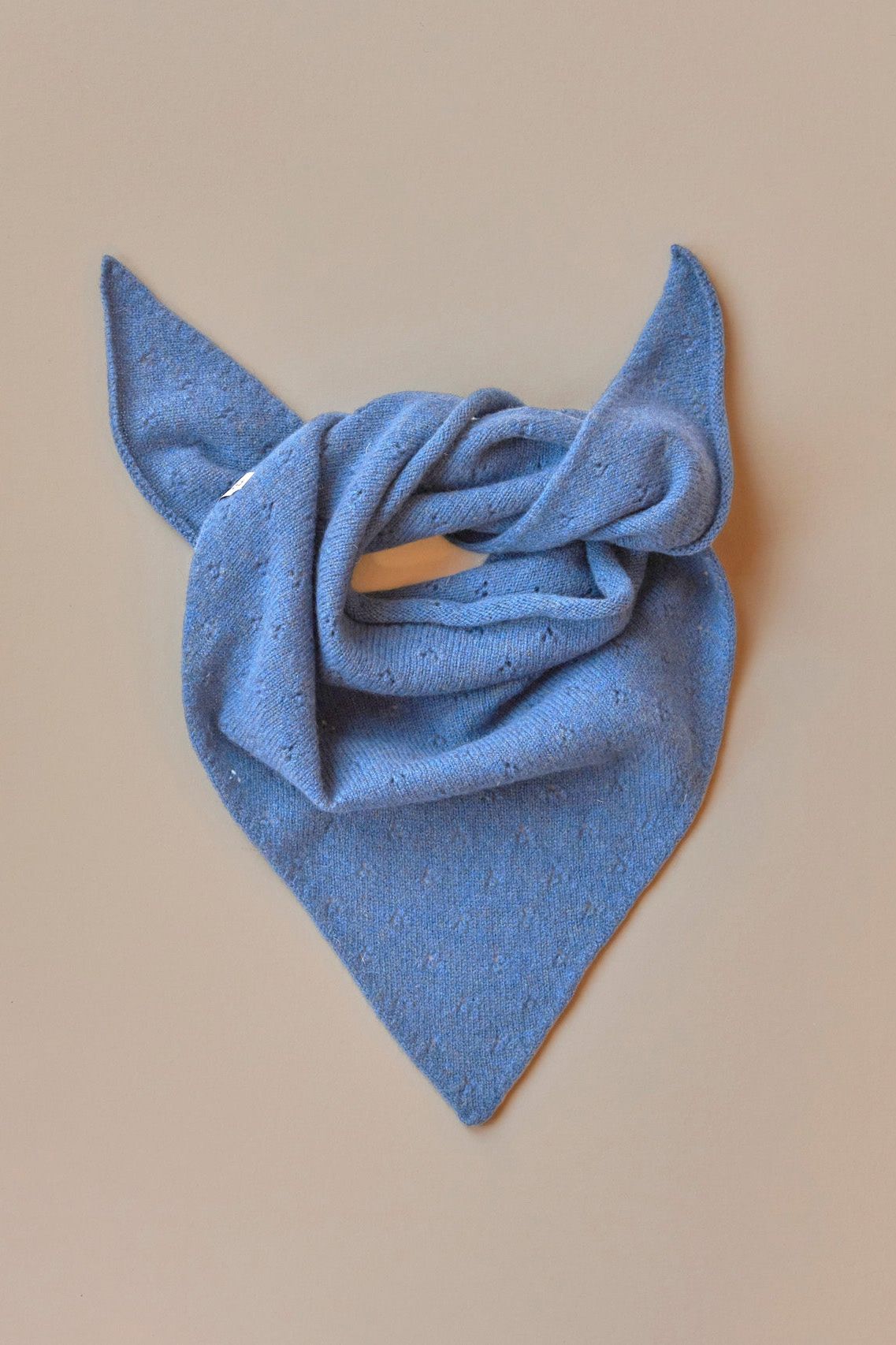 Pointelle Neckerchief | Cornflower