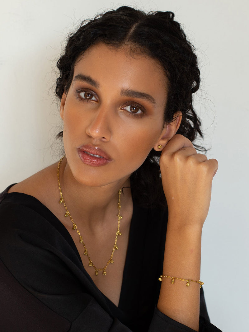 Archaic Chain Necklace Gold