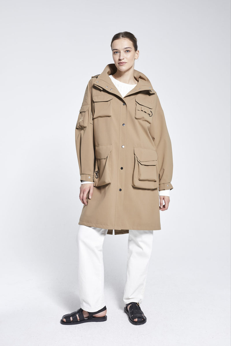 SAND MARILA RAINCOAT - recycled materials