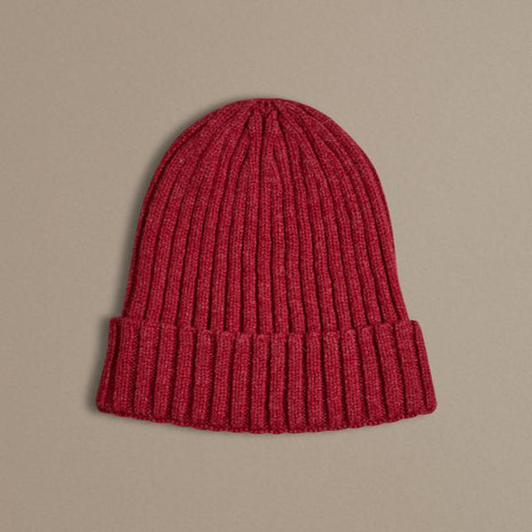 Lambswool Beanie | Red