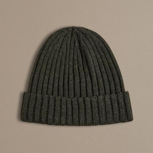 Lambswool Beanie | Seaweed Green