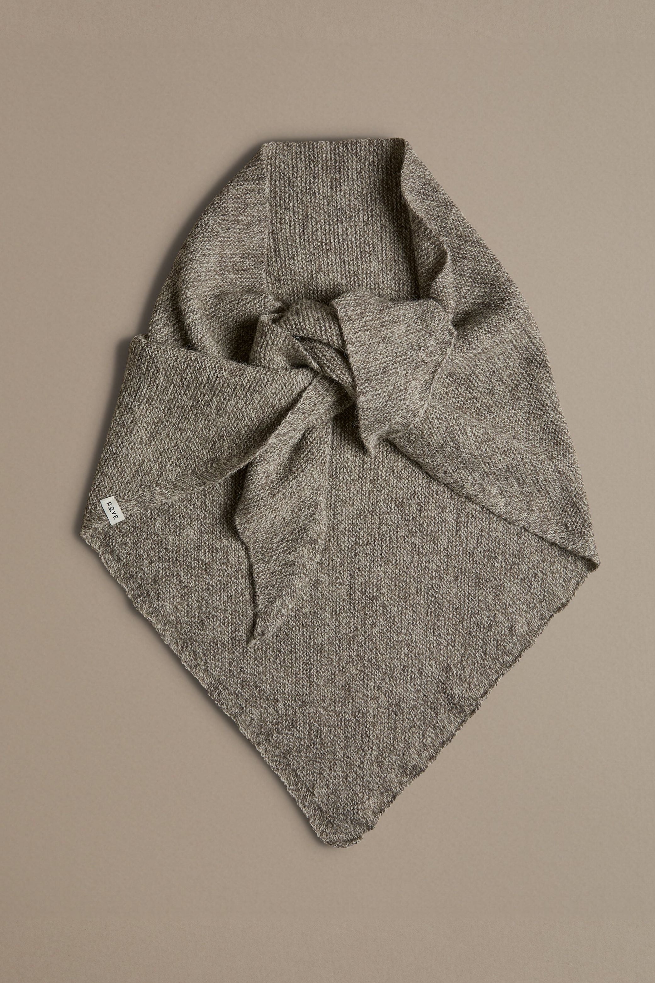 Triangle Scarf | Natural Marl