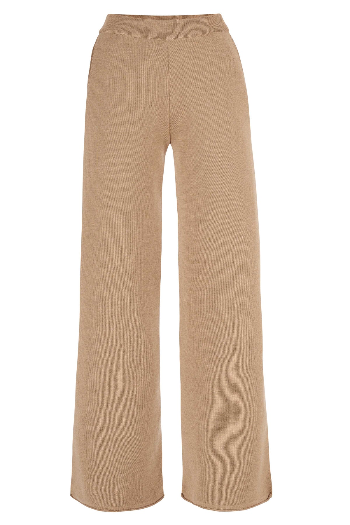 Bene 100% Merino Wide Pants Beige