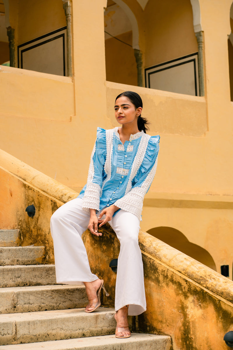 Chambray Imogen Blouse