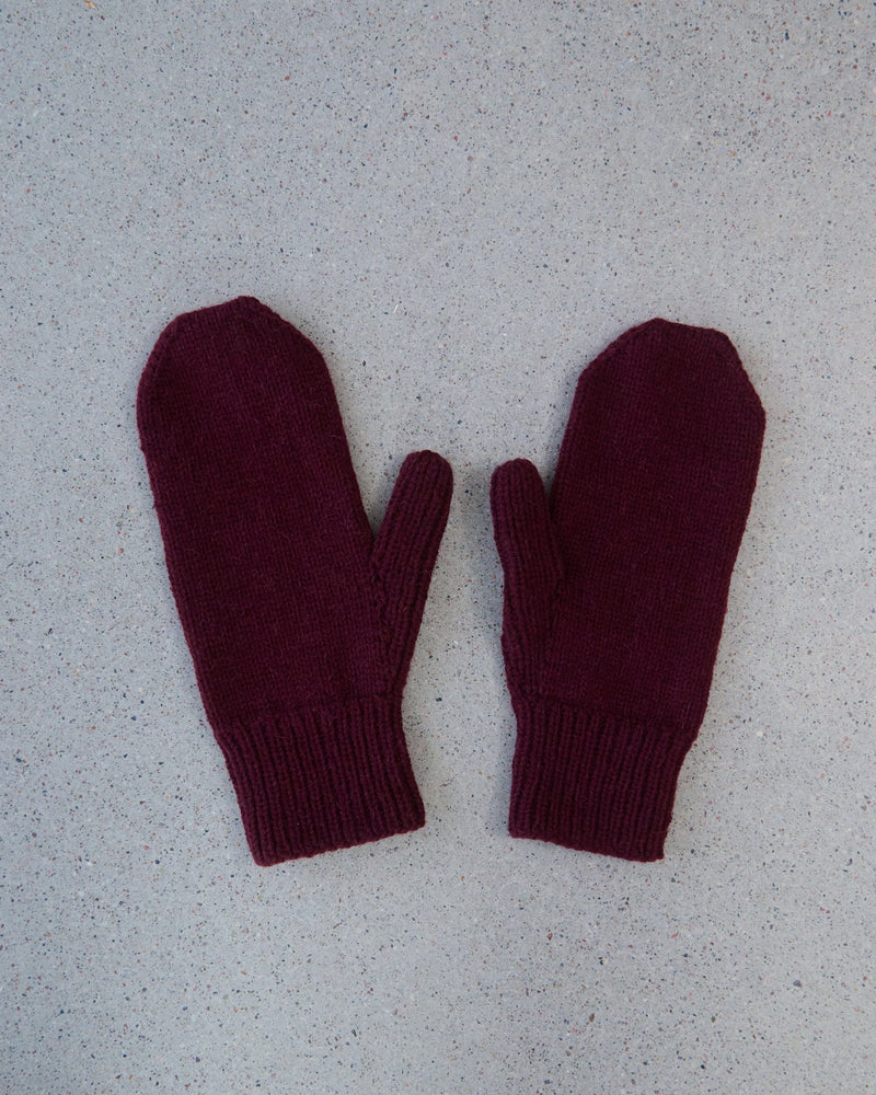 Vilna: Hellebore Alpaca Wool Mittens