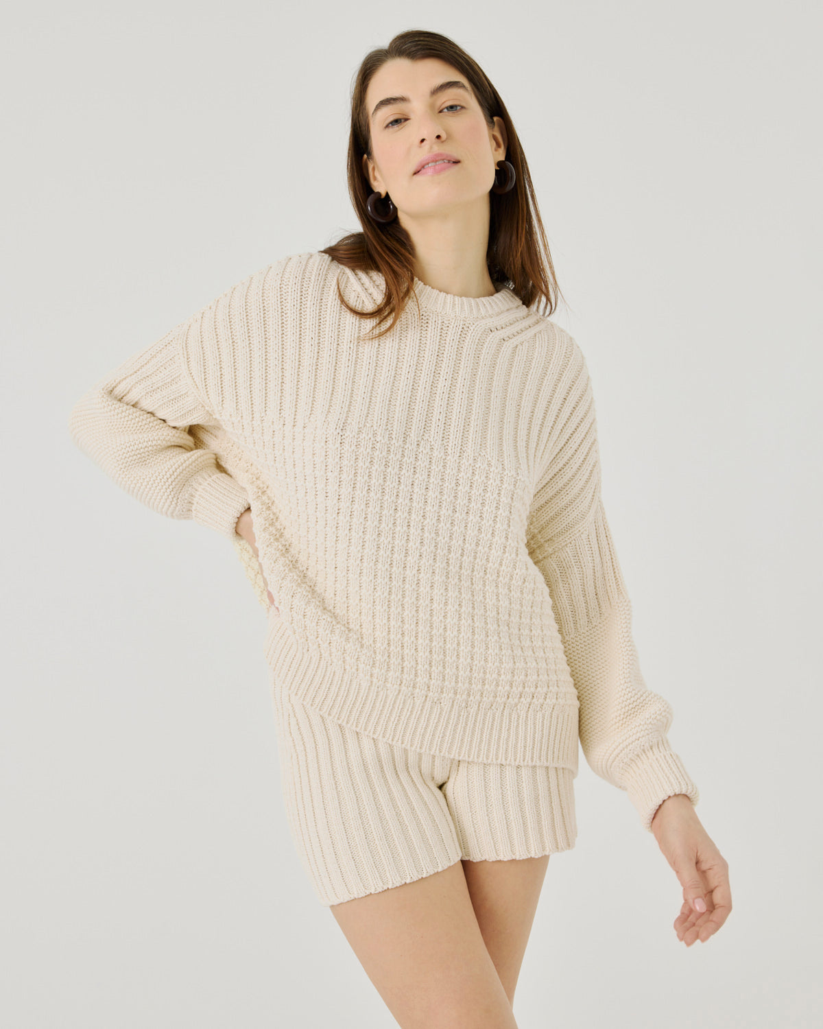 Delčia: Oat Cotton Sweater