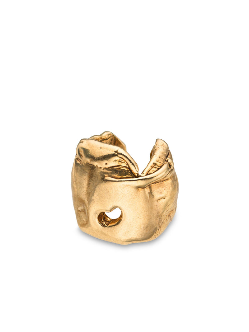 Talisman Chunky Ear Cuff Gold