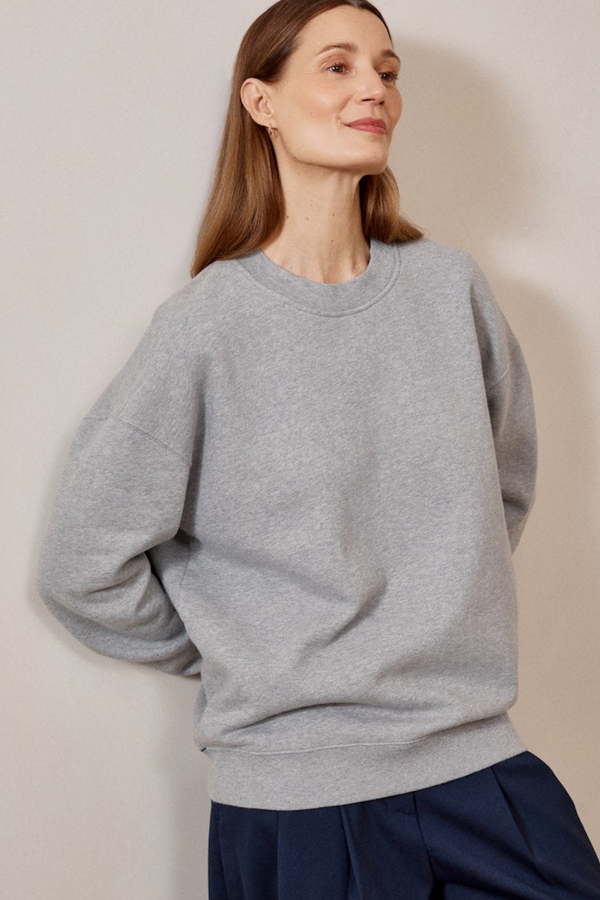 The Relaxed-fit SWEATSHIRT - Slate Grey