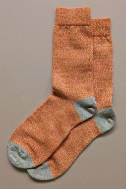 Fine Merino Wool Socks | Tangerine