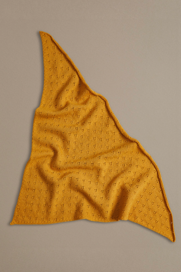 Pointelle Neckerchief | Yellow