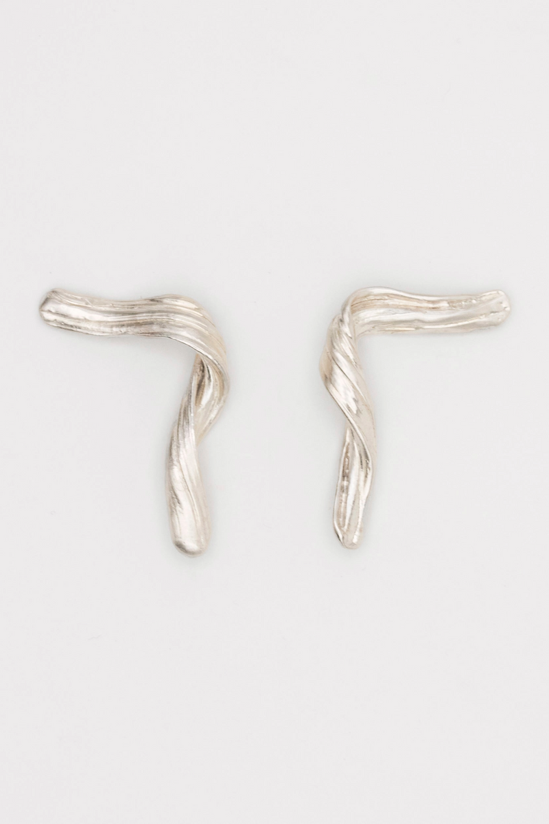 CUMARU EARRINGS SILVER