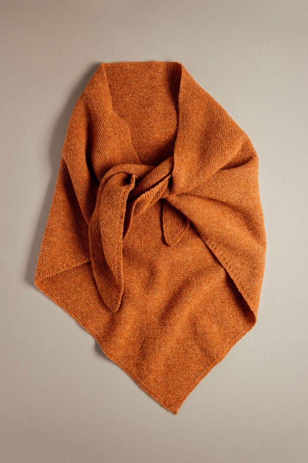 Triangle Scarf | Oxide Orange