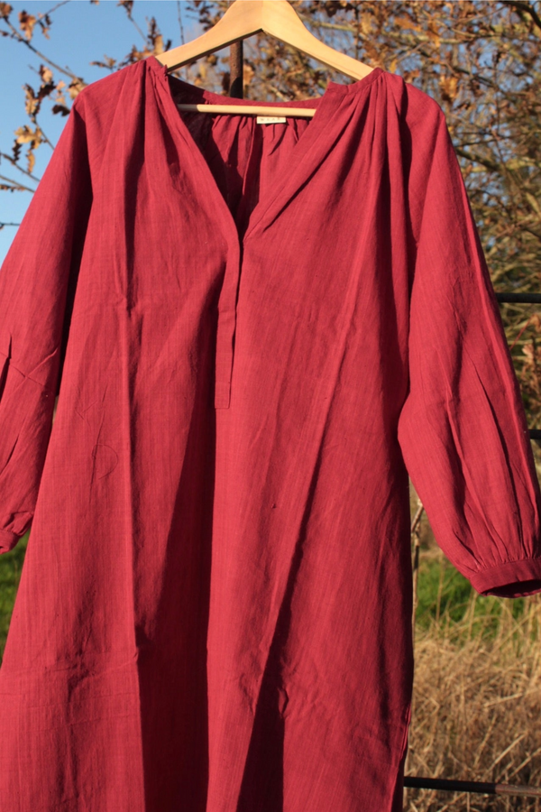 Grace Dress in red earth