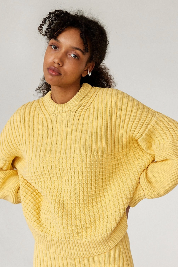 Delčia: Lemon Cotton Sweater