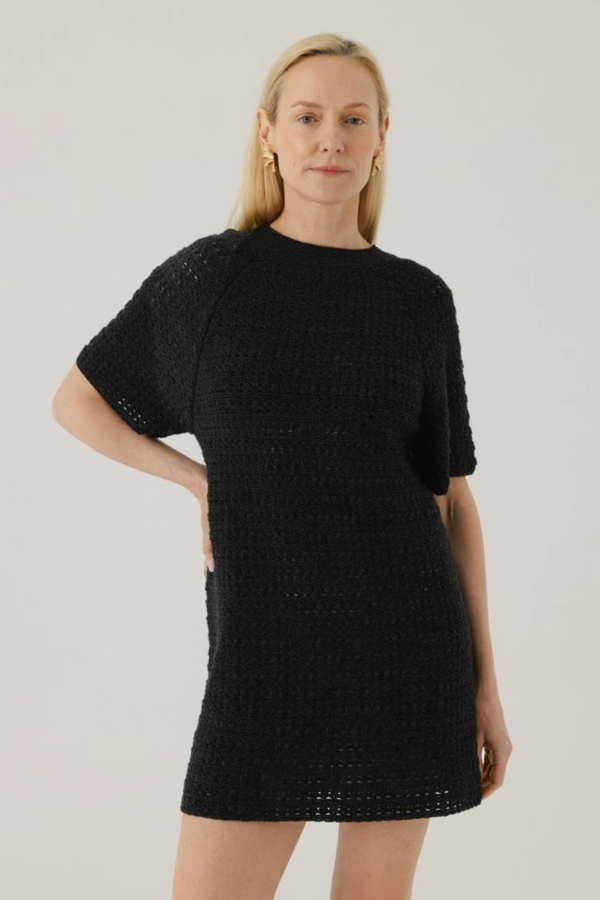 Vasara: Black Mini Dress