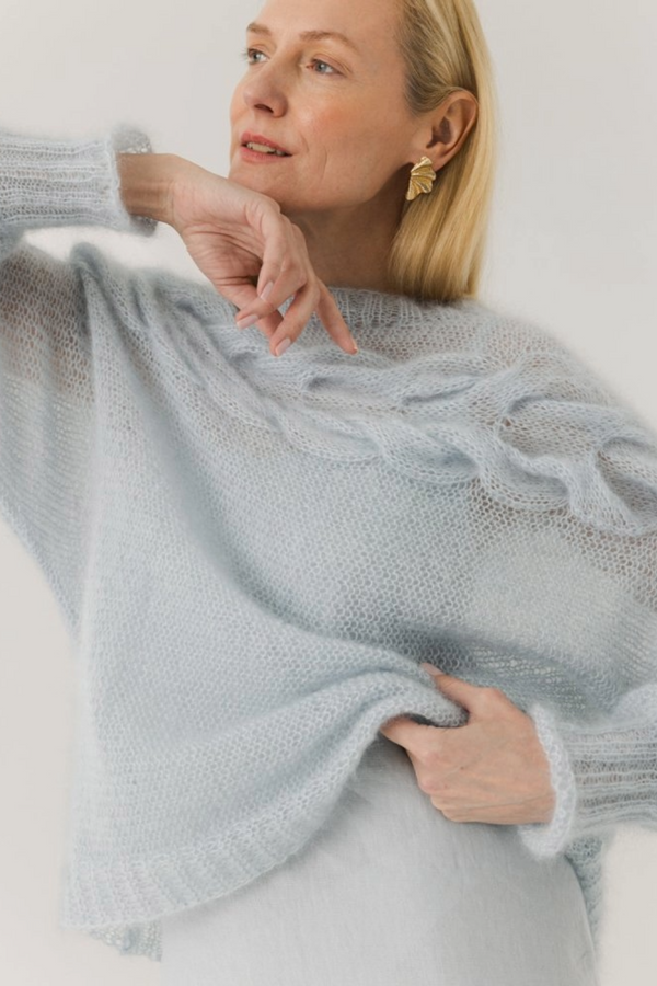 Jūra: Dew Silk & Mohair Sweater