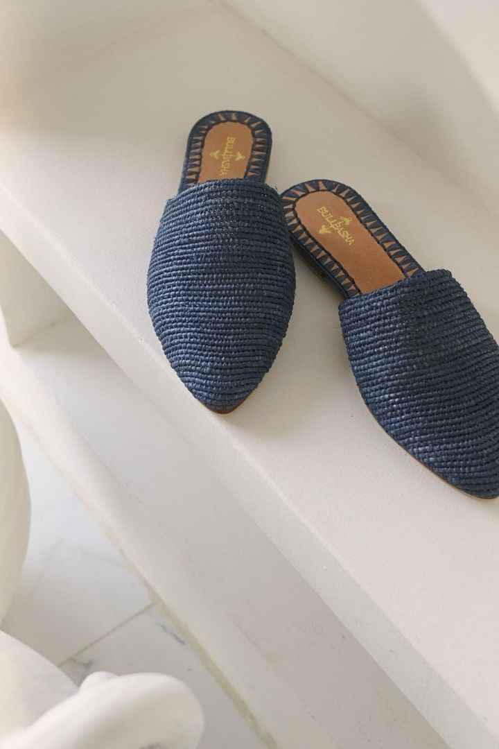 Babouche Women's Slip-Ons Blue
