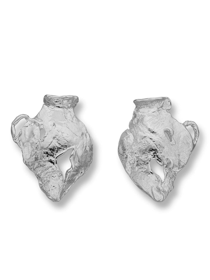 Vacation Amphora Earrings Silver