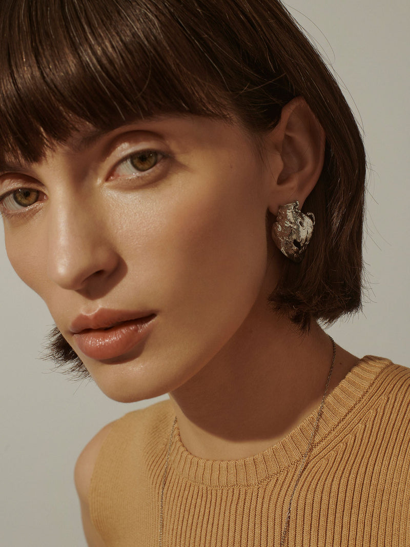 Vacation Amphora Earrings Silver