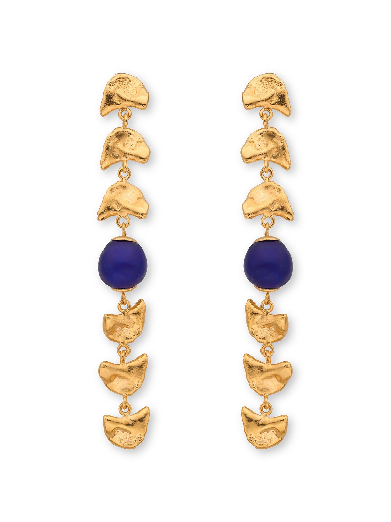 Vacation Sunset Earrings Gold