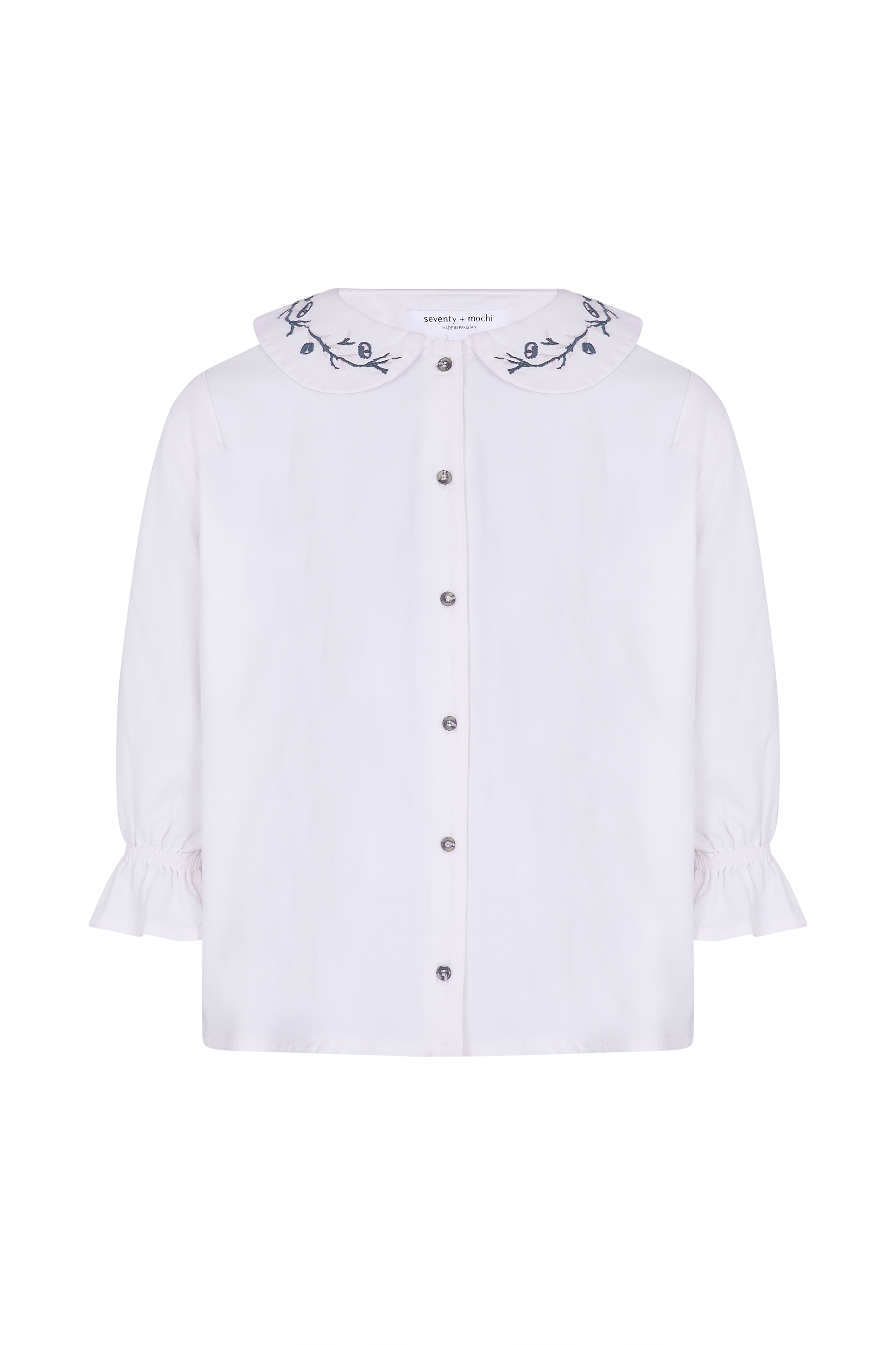 Bella Blouse in White - seventy + mochi