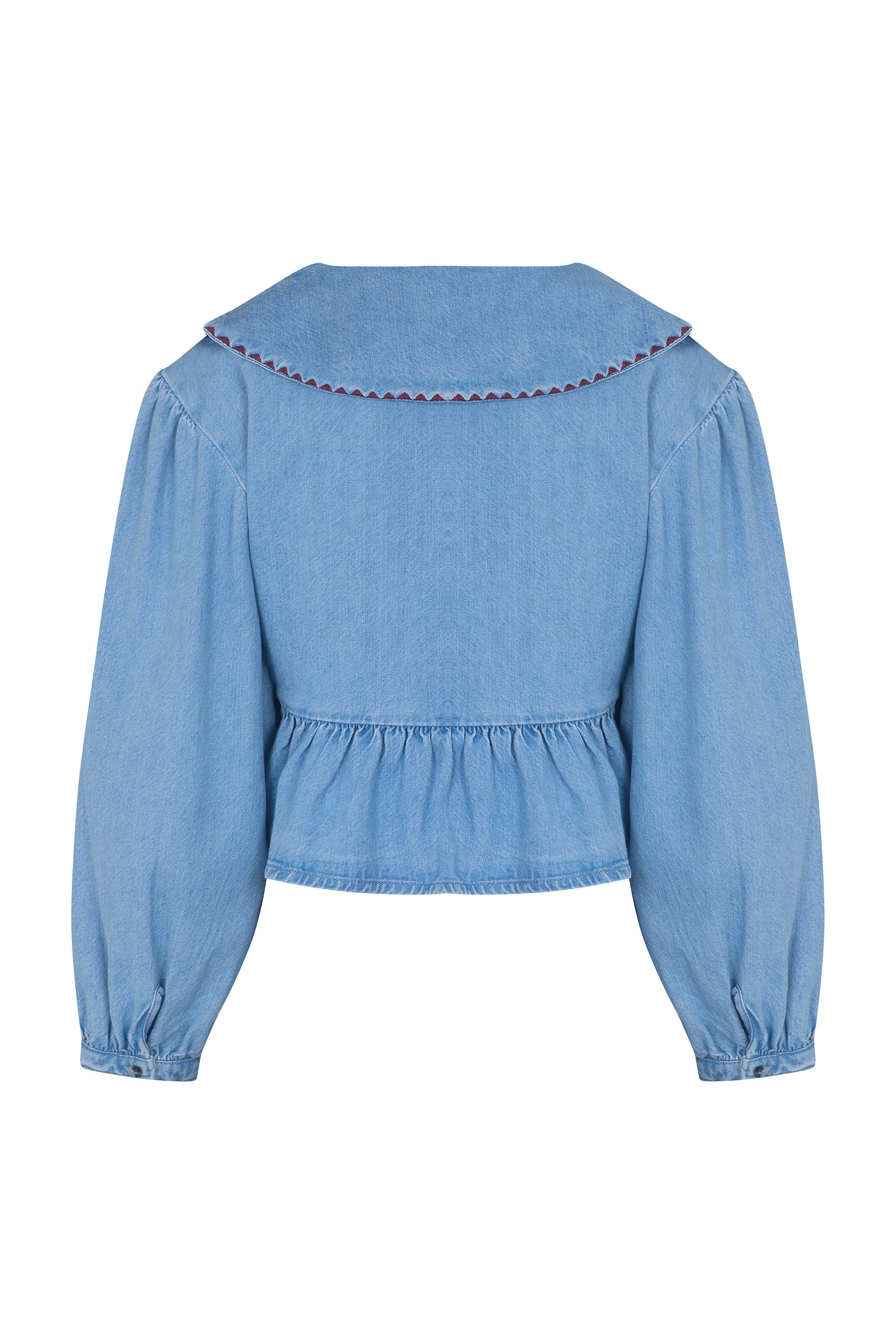 Nour Blouse in Summer Sky - seventy + mochi