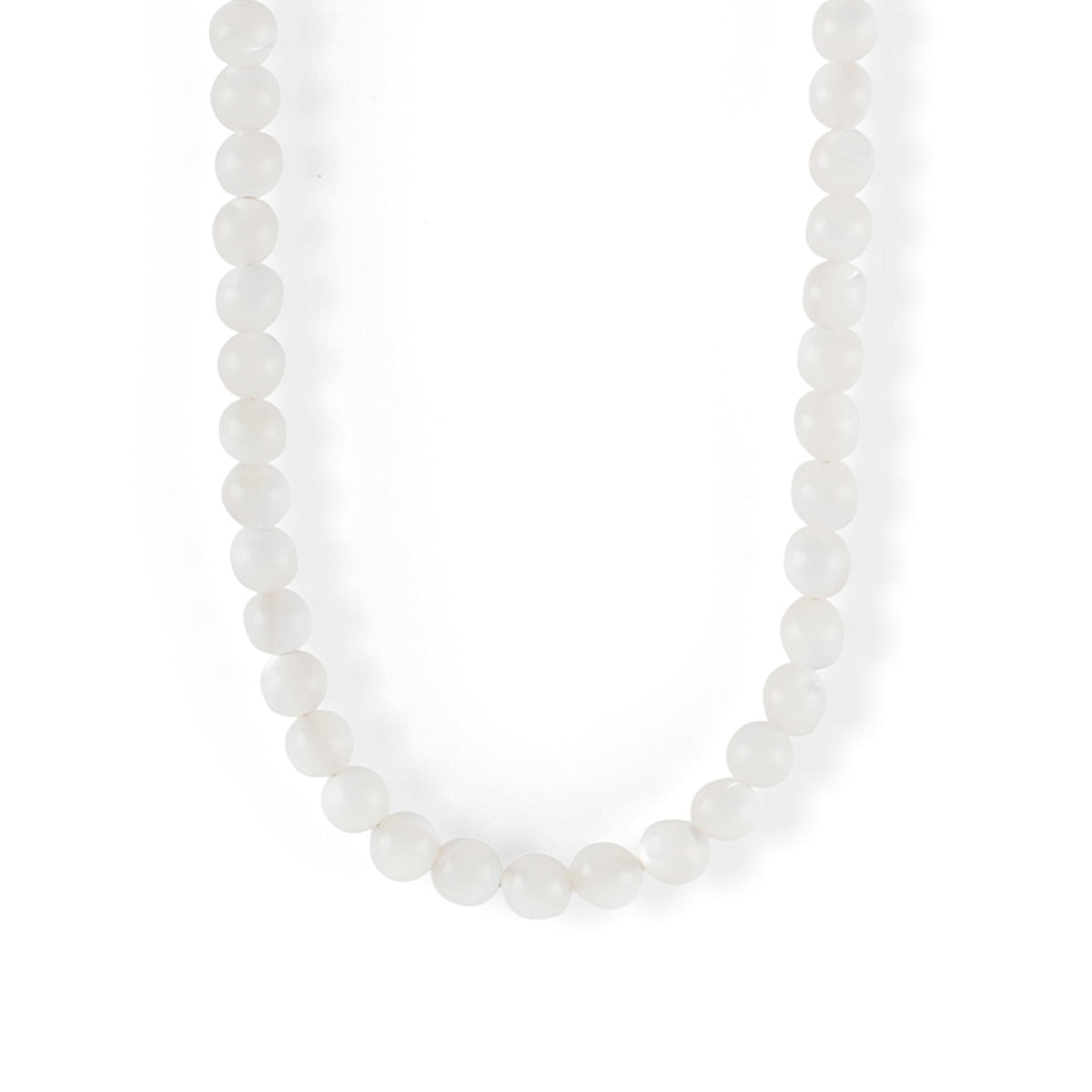 Gemstone Beaded Necklace • Mother of Pearl