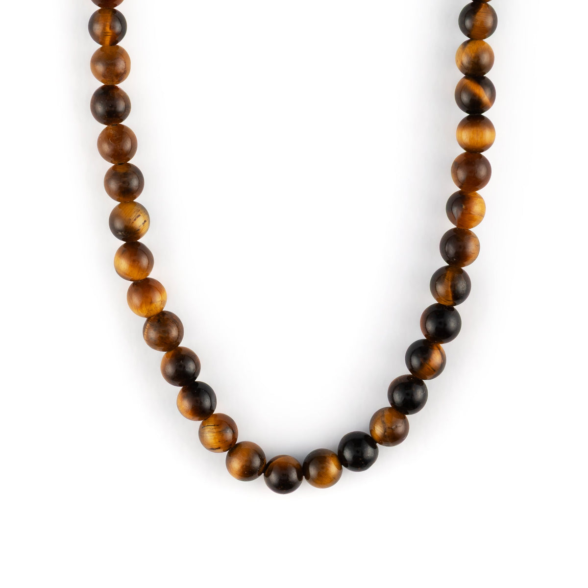 Gemstone Beaded Necklace • Tiger’s Eye