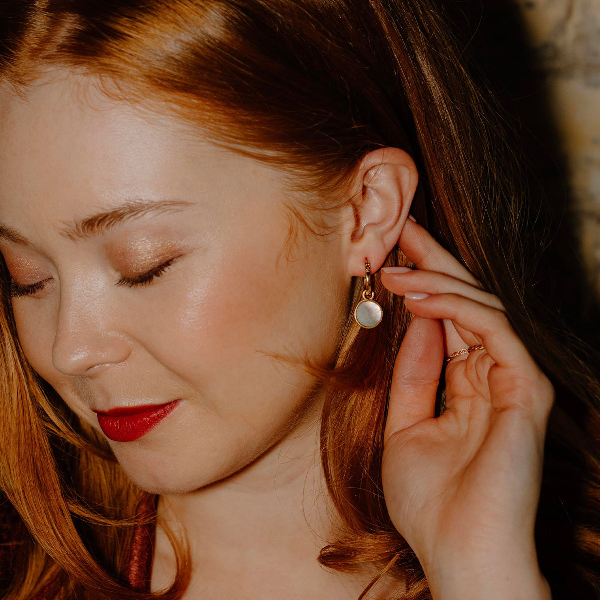 Mother of Pearl Portilla Earrings