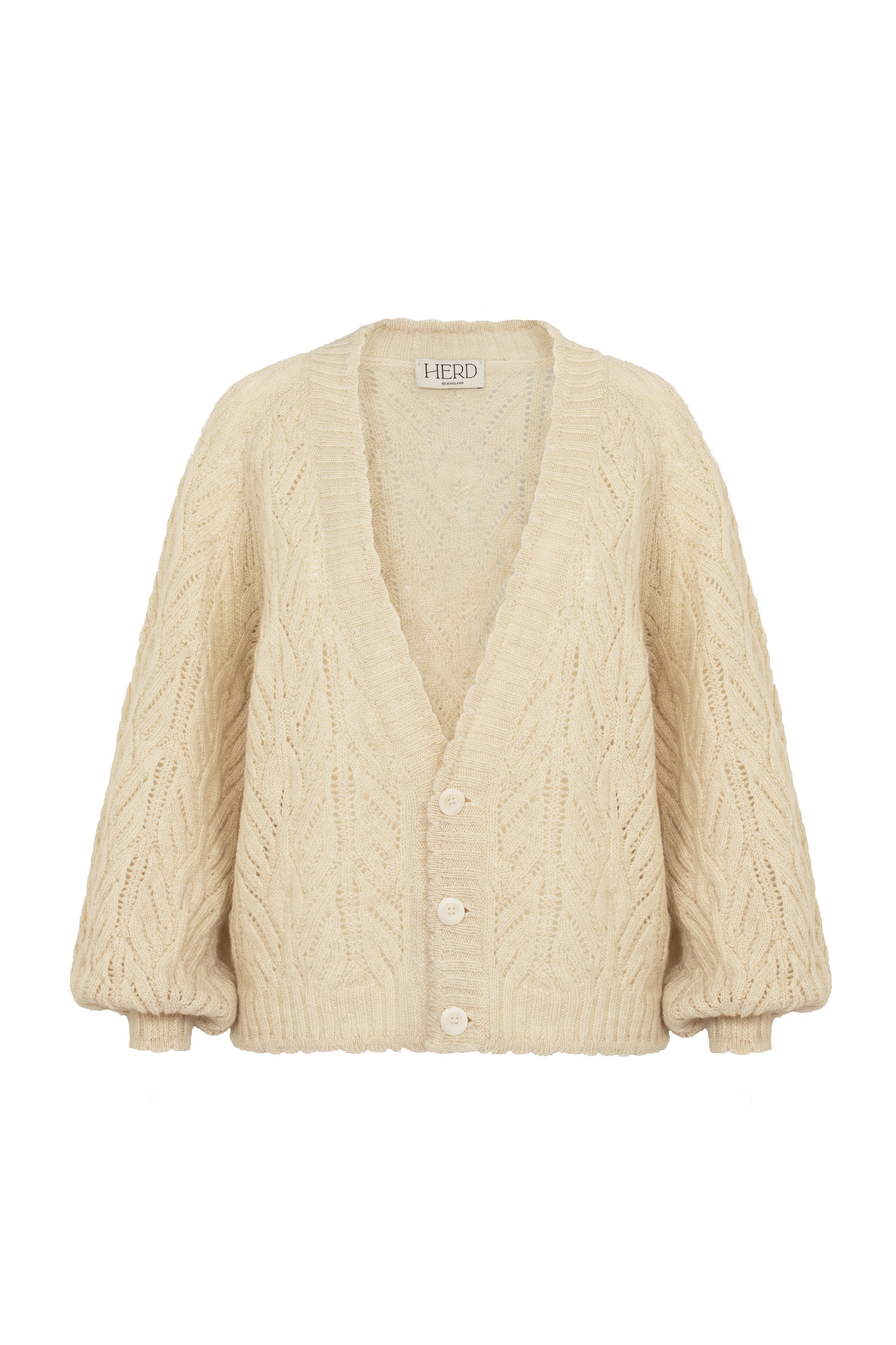 Wyre Cardigan in Ecru