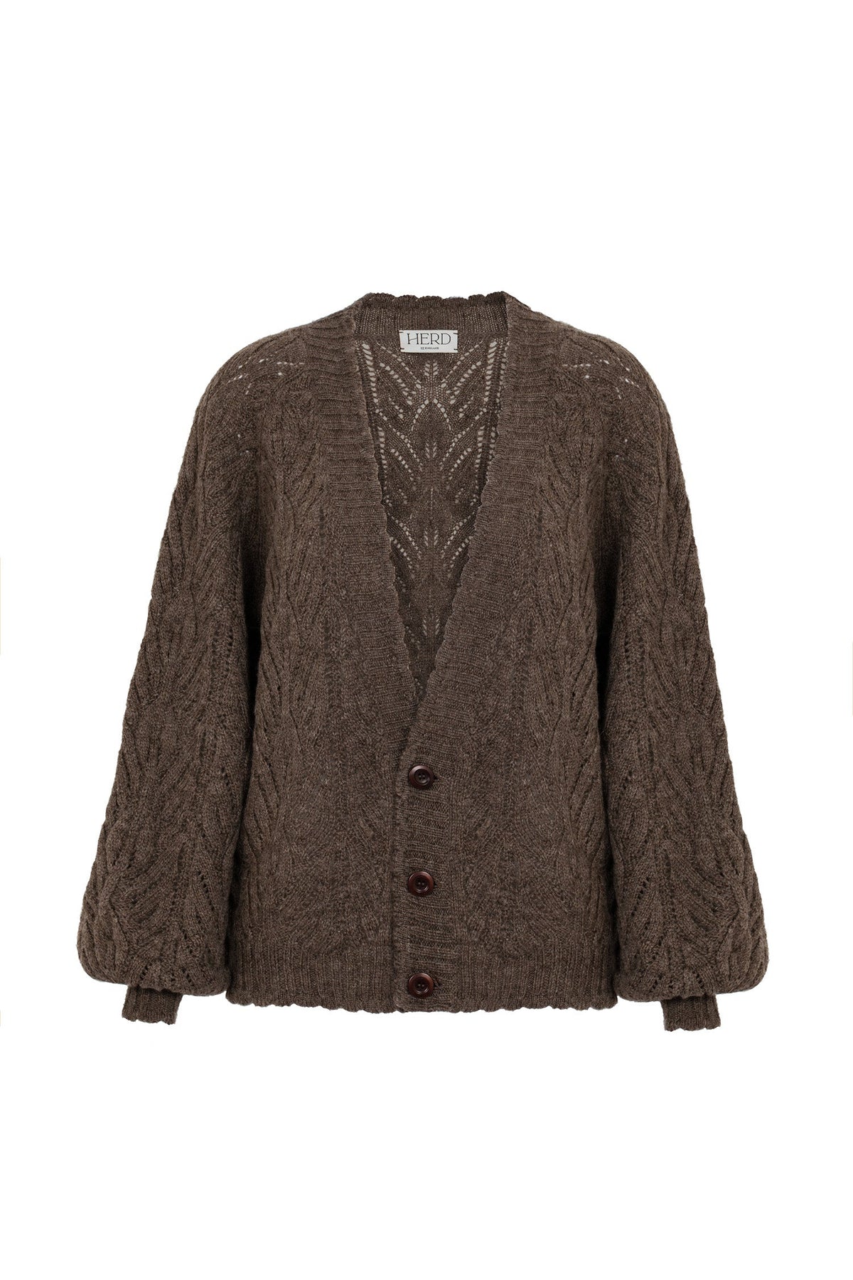Wyre Cardigan in Loam