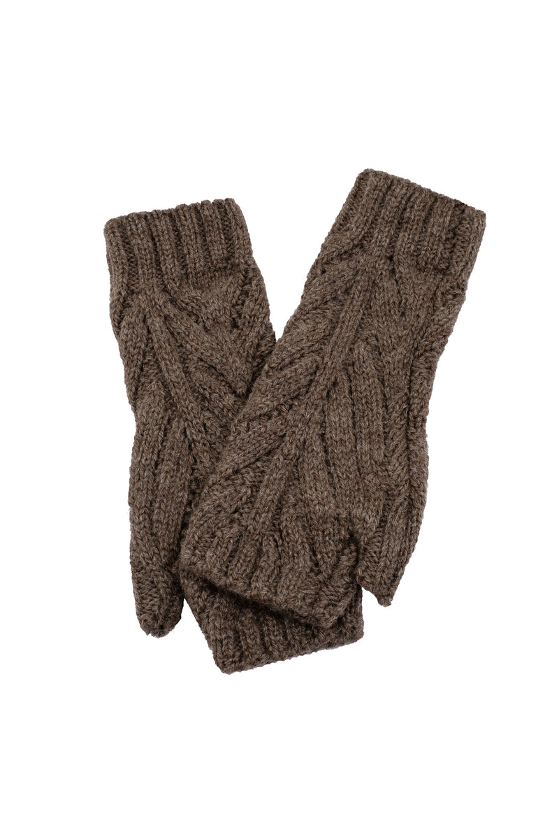 Wrist Warmers in Loam
