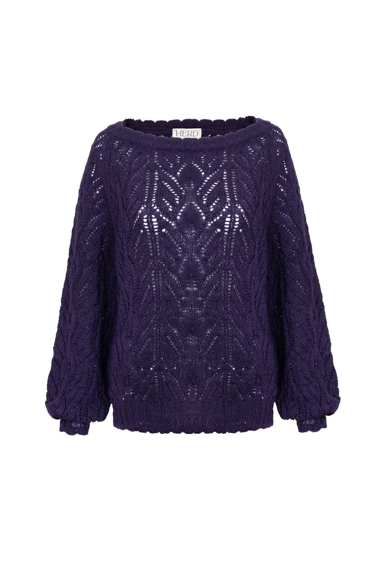 Wyre Jumper in Damson