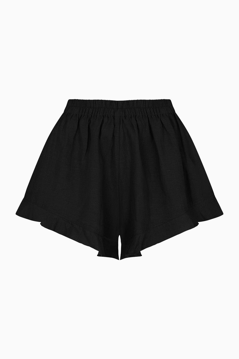 arkitaip Shorts The Paula Ruffled Shorts in black