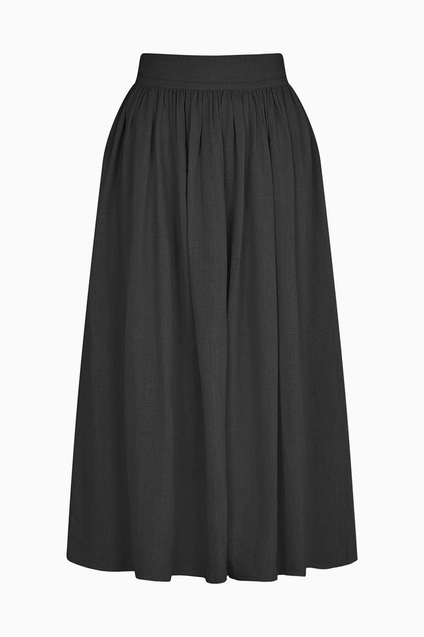 arkitaip Skirts The Paulina Midi Skirt in black