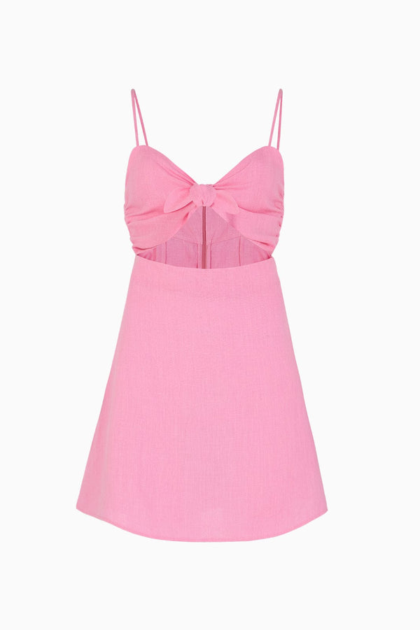 arkitaip The Gabriella Mini Dress in bubblegum pink