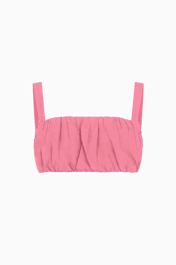 arkitaip Tops The Mila Crop Top in bubblegum pink