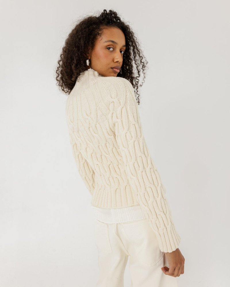Bangos: Sea Salt Merino Wool Sweater
