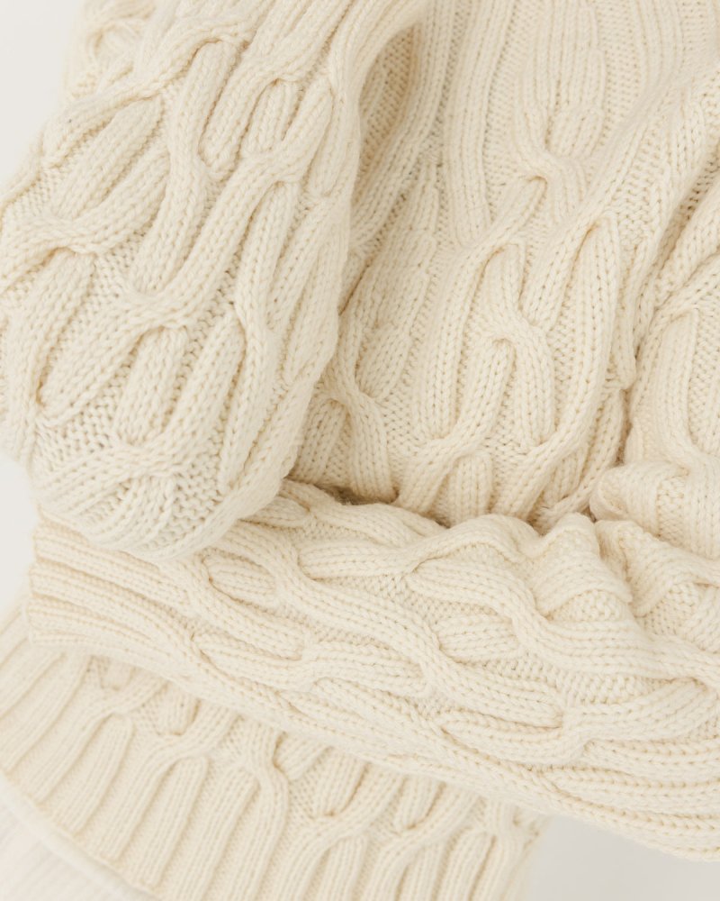 Bangos: Sea Salt Merino Wool Sweater