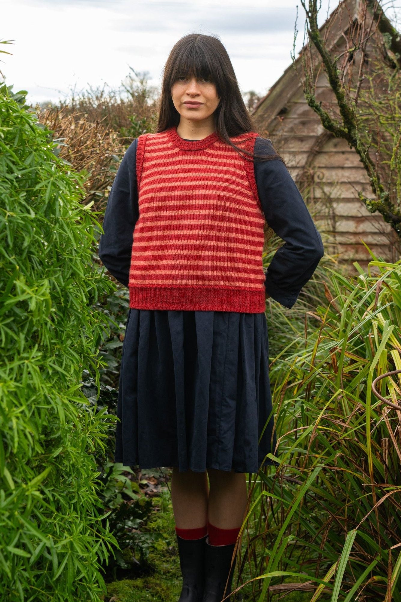 Ingleton Vest in Jam & Shrimp