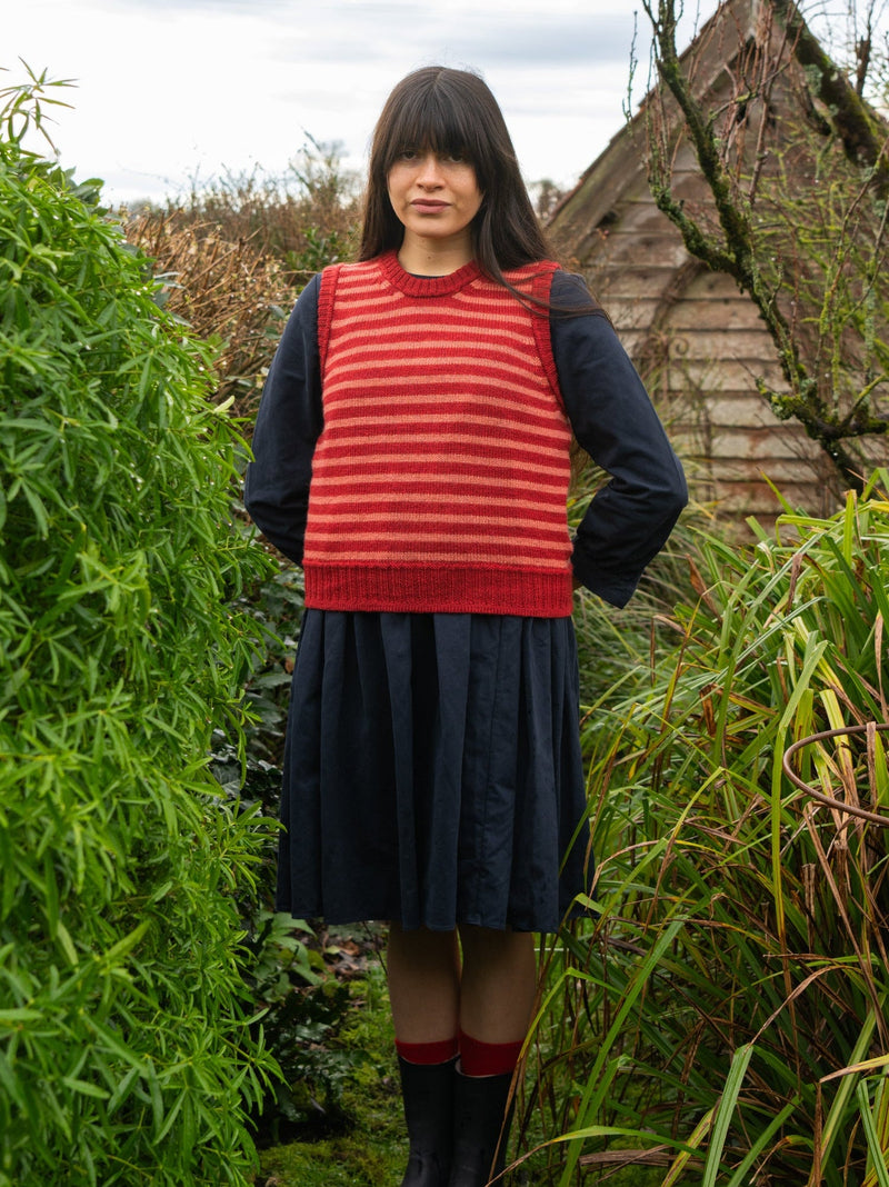 Ingleton Vest in Jam & Shrimp