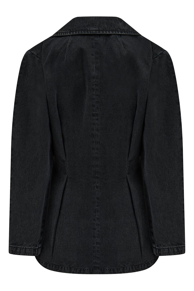 Bette Tailored Denim Jacket in Fairbanks